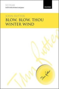 Blow, Blow, Thou Winter Wind SATB choral sheet music cover Thumbnail